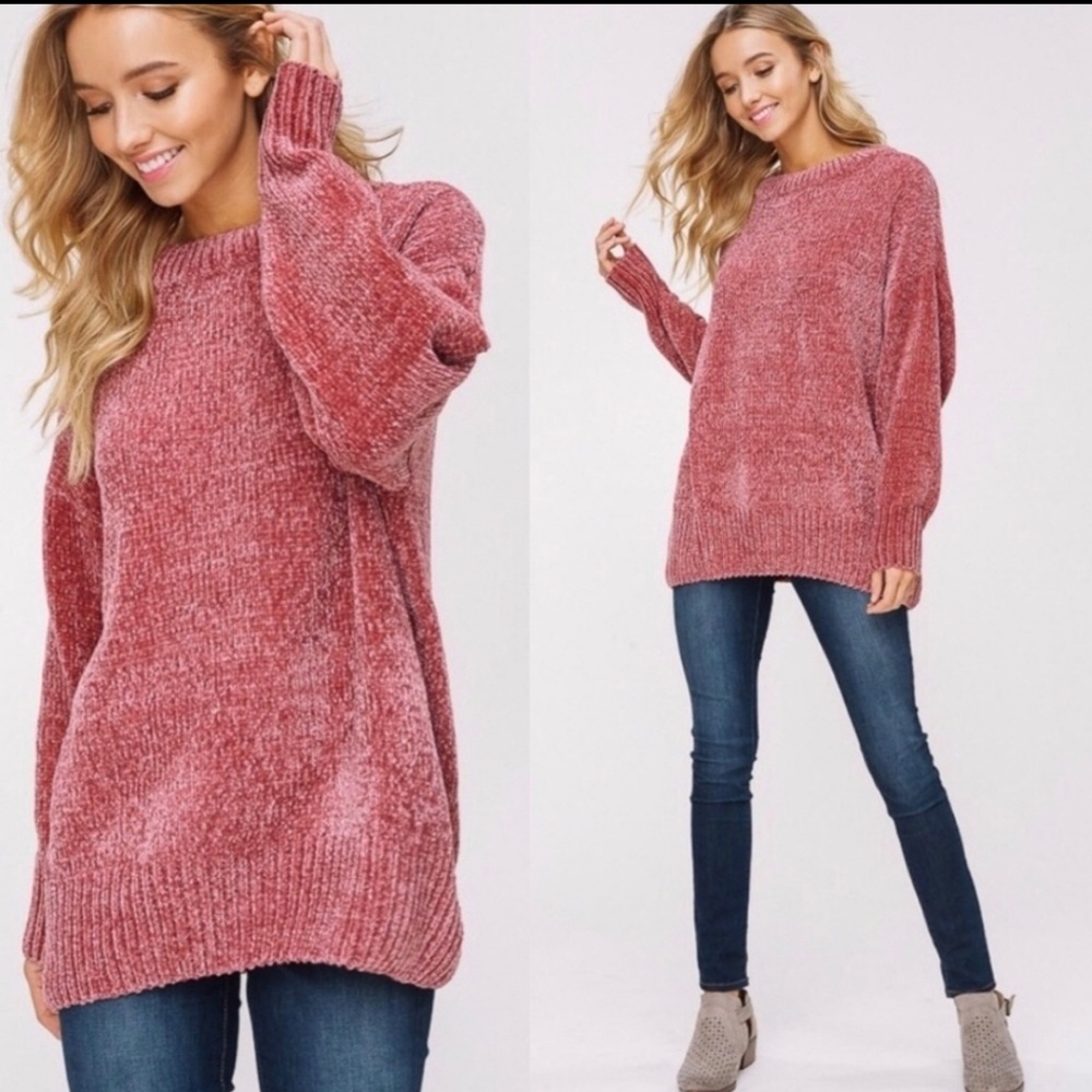 Chenille sweater